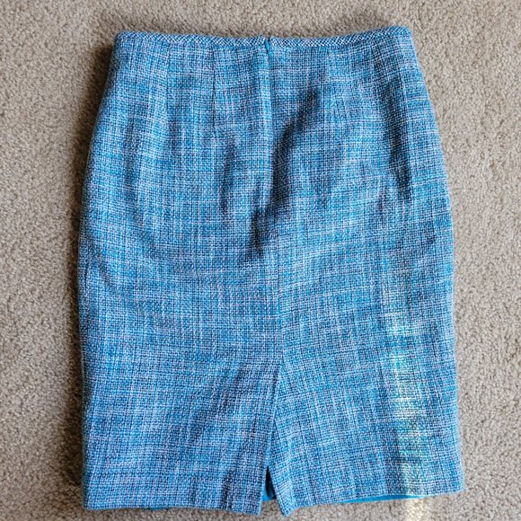 Calvin Klein Cotton Tweed pencil skirt - Picture 3 of 9